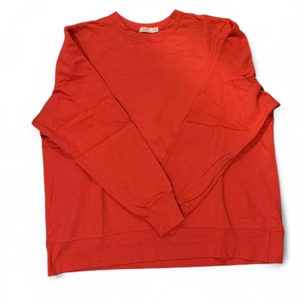 Hanes orange crewneck